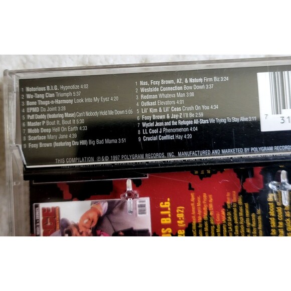 The Source Presents: Hip Hop Hits Volume 1 Cassette Wu-Tang Jay-Z Puff TESTED - Picture 3 of 3